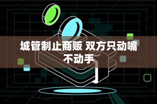 城管制止商贩 双方只动嘴不动手