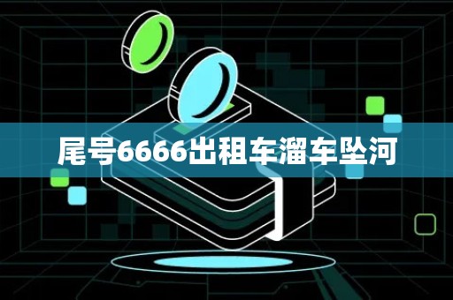 尾号6666出租车溜车坠河