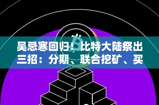 吴忌寒回归！比特大陆祭出三招：分期、联合挖矿、买矿机送看跌期权