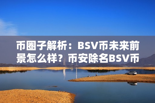 币圈子解析：BSV币未来前景怎么样？币安除名BSV币后续会带来什么影响