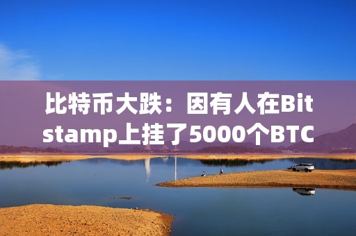 比特币大跌：因有人在Bitstamp上挂了5000个BTC卖单？