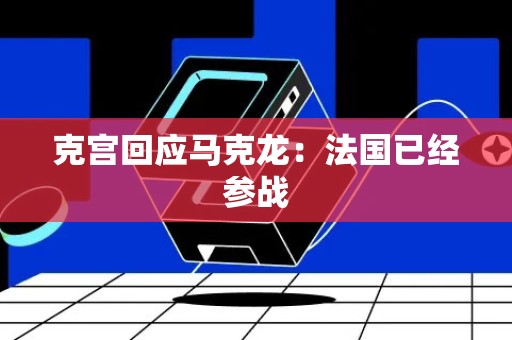 克宫回应马克龙：法国已经参战